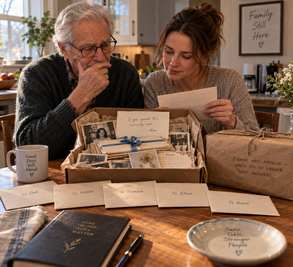 PART 1 – My Sister Announced Our Father’s Death Before Sunrise, but the Man Eating Breakfast in My Kitchen Had Other Plans