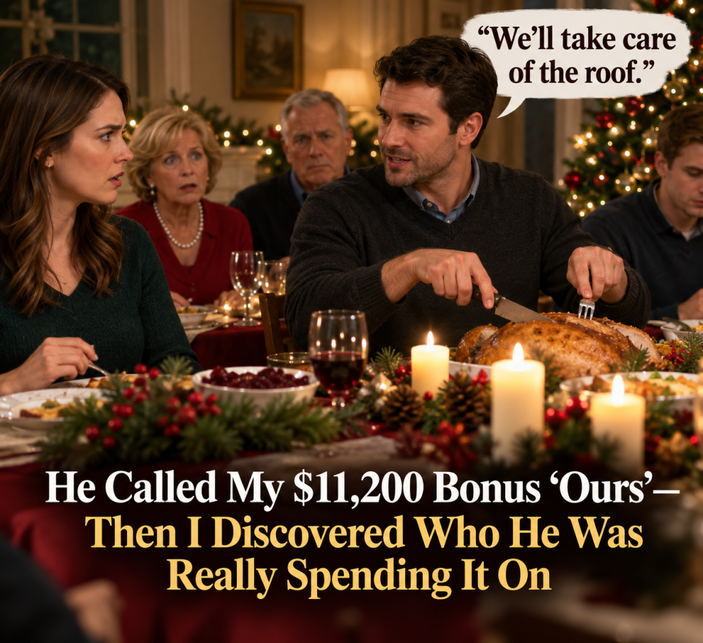 PART 1 – The Christmas Dinner Where My Husband Spent My Bonus Before I Had Even Decided What I Wanted
