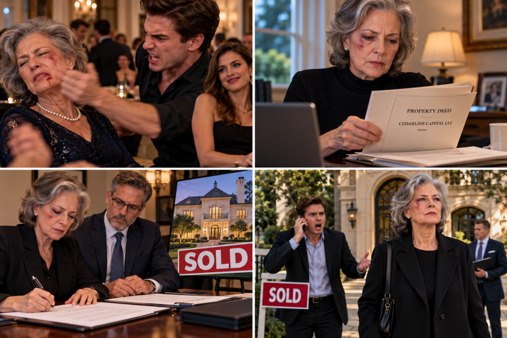 PART 1 – My Son Raised His Hand Against Me Thirty Times, Never Realizing the Woman He Humiliated Had the Power to Take His Mansion Away