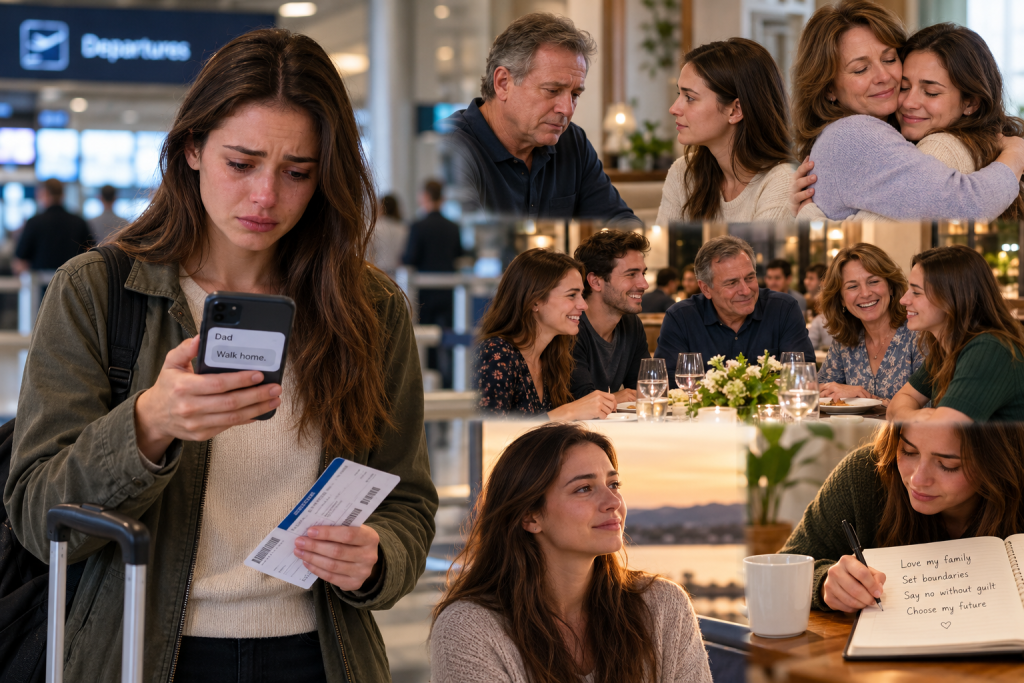 PART 1 – My Father Made Sure I Was Left Behind at the Airport, but He Forgot One Important Detail About the Vacation He Had Planned