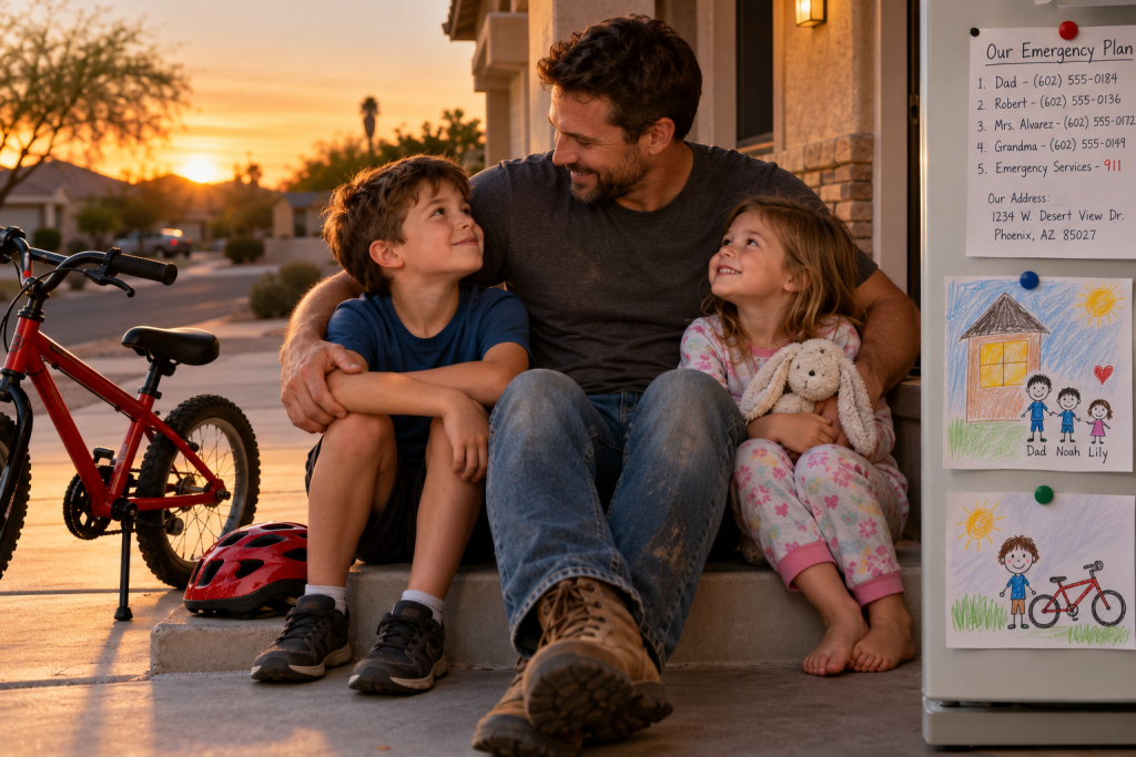 PART 1 – The Afternoon My Son Arrived at the Worksite Alone, Carrying a Fear No Seven-Year-Old Should Have Had to Explain
