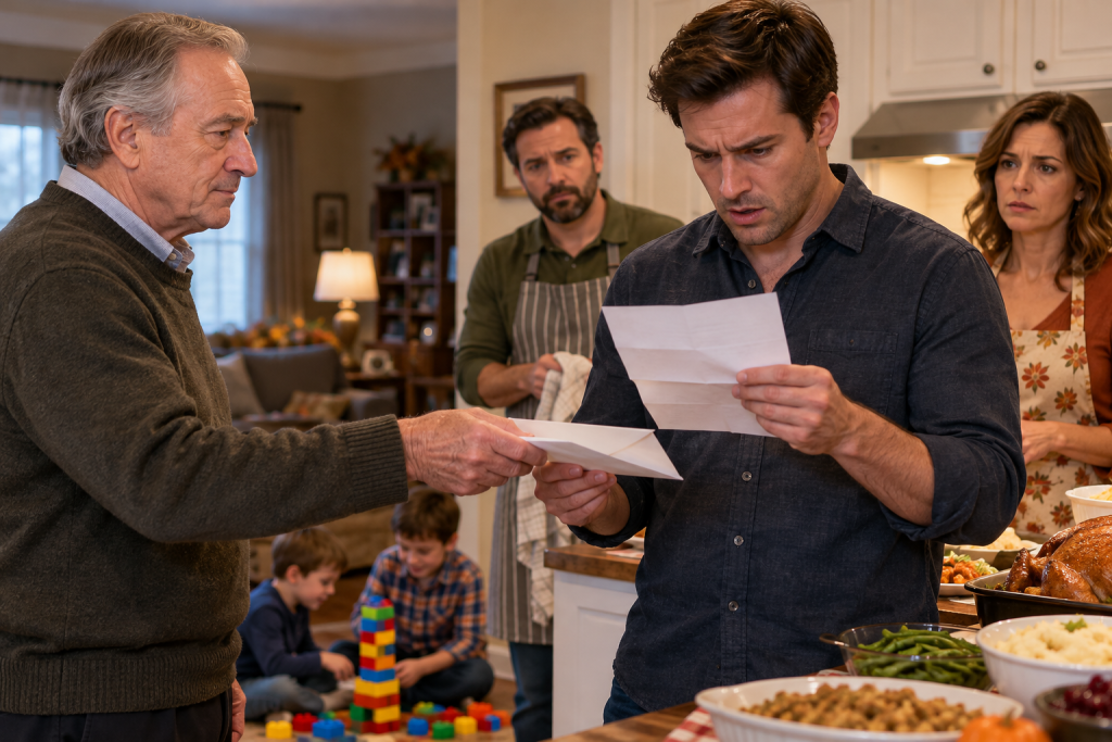 PART 1 – The Thanksgiving Dinner That Revealed How Little My Children Knew About the Man Who Had Raised Them